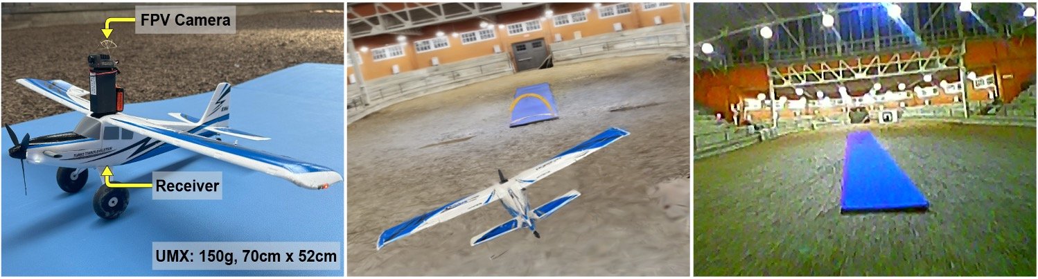 FalconWing: an ultra-light (150 g) indoor fixed-wing platform.